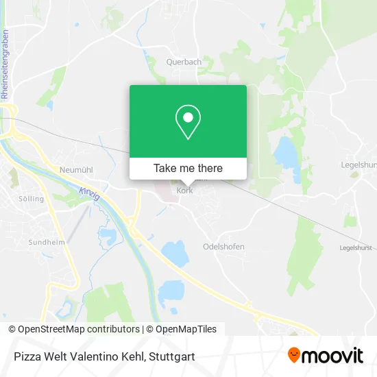 Карта Pizza Welt Valentino Kehl