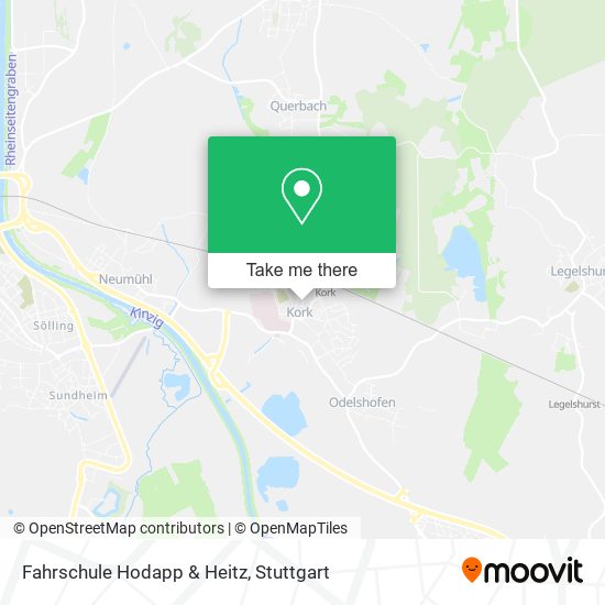 Fahrschule Hodapp & Heitz map