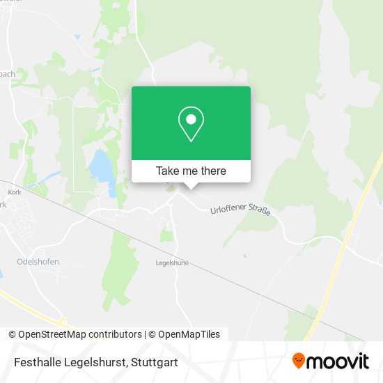 Festhalle Legelshurst map