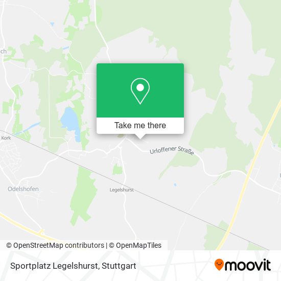 Sportplatz Legelshurst map