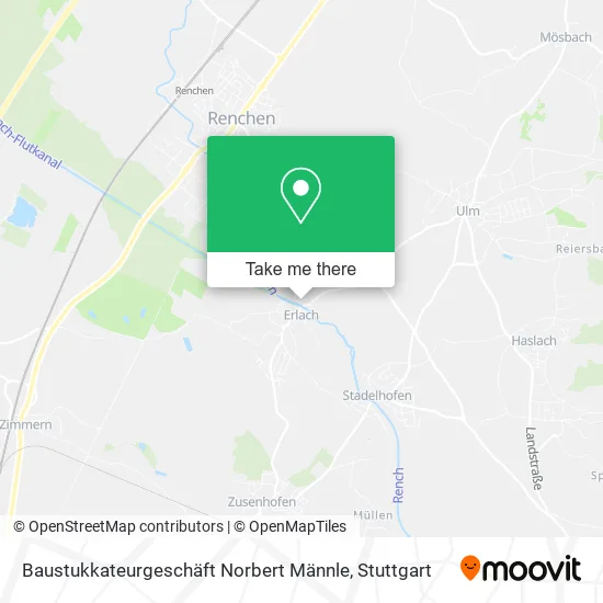 Карта Baustukkateurgeschäft Norbert Männle