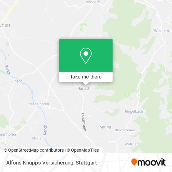 Alfons Knapps Versicherung map