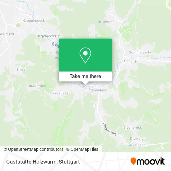 Карта Gaststätte Holzwurm
