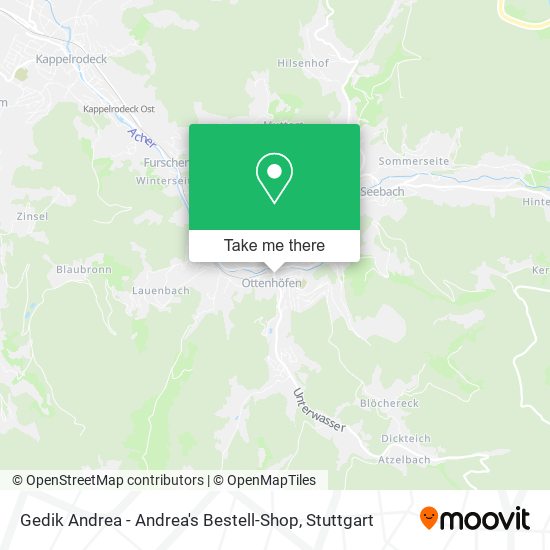 Карта Gedik Andrea - Andrea's Bestell-Shop
