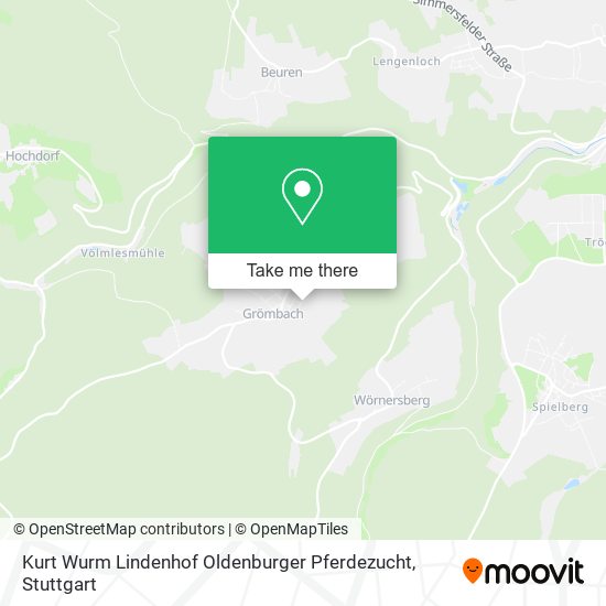 Карта Kurt Wurm Lindenhof Oldenburger Pferdezucht