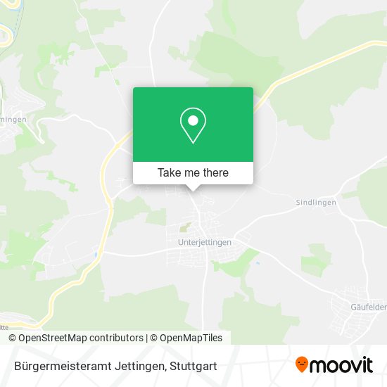 Карта Bürgermeisteramt Jettingen