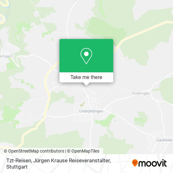 Карта Tzt-Reisen, Jürgen Krause Reiseveranstalter