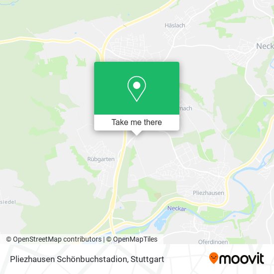 Pliezhausen Schönbuchstadion map