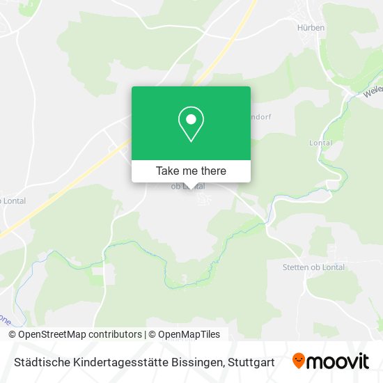 Städtische Kindertagesstätte Bissingen map