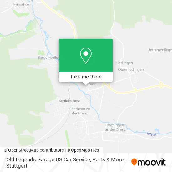 Карта Old Legends Garage US Car Service, Parts & More
