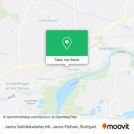 Карта Janos Getränkeladen Inh. Janos Födvari