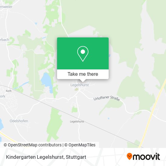 Kindergarten Legelshurst map