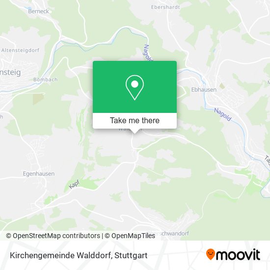 Kirchengemeinde Walddorf map