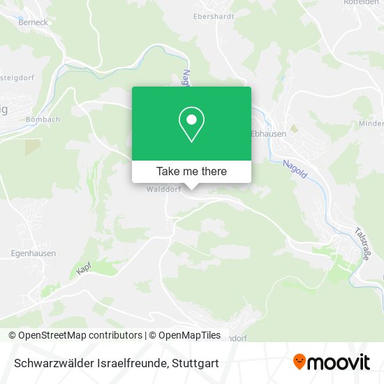Schwarzwälder Israelfreunde map