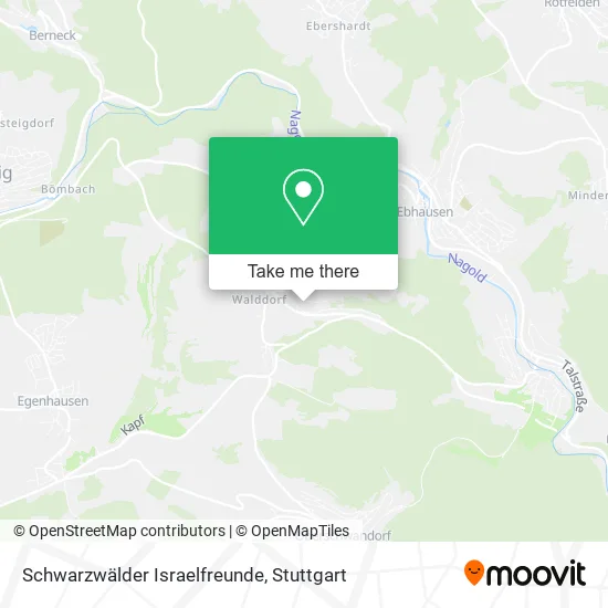 Карта Schwarzwälder Israelfreunde