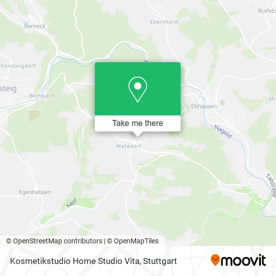 Карта Kosmetikstudio Home Studio Vita