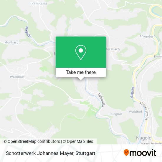 Schotterwerk Johannes Mayer map