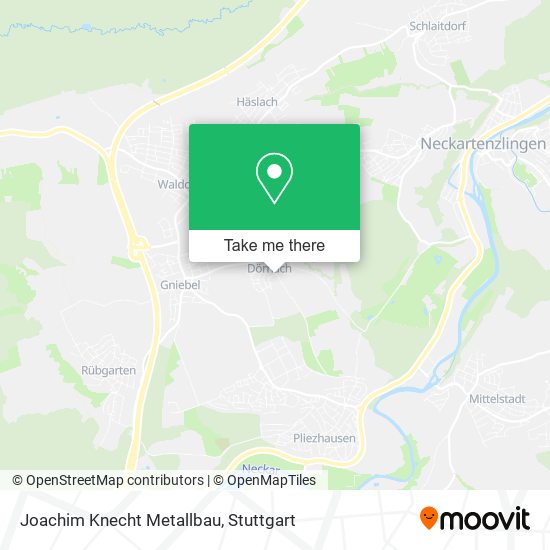 Joachim Knecht Metallbau map