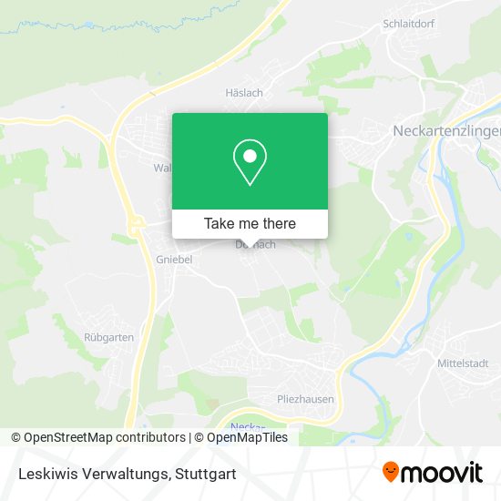 Leskiwis Verwaltungs map