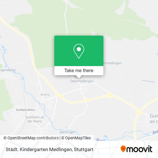 Städt. Kindergarten Medlingen map