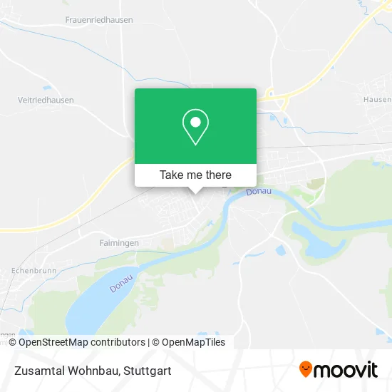 Карта Zusamtal Wohnbau
