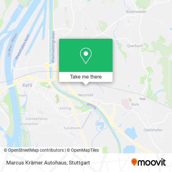 Marcus Krämer Autohaus map