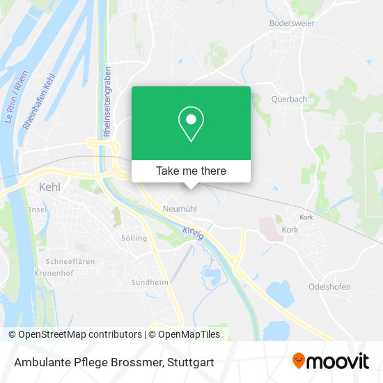 Ambulante Pflege Brossmer map