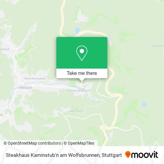 Карта Steakhaus Kaminstub'n am Wolfsbrunnen