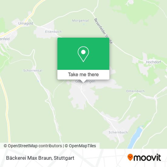 Bäckerei Max Braun map
