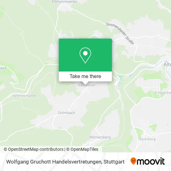 Карта Wolfgang Gruchott Handelsvertretungen