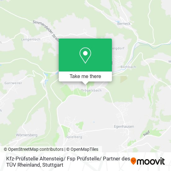 Kfz-Prüfstelle Altensteig/ Fsp Prüfstelle/ Partner des TÜV Rheinland map