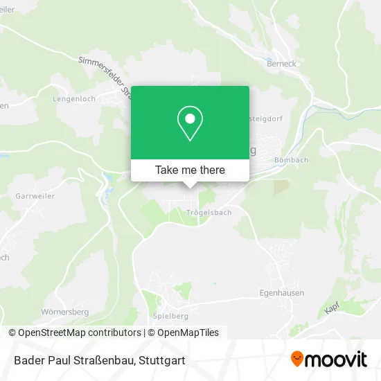 Карта Bader Paul Straßenbau