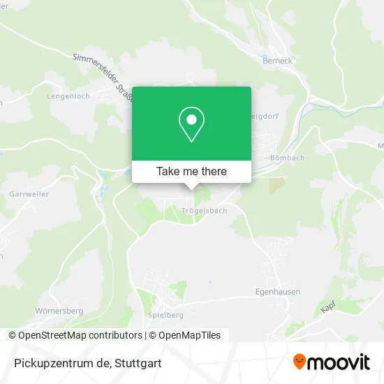 Карта Pickupzentrum de
