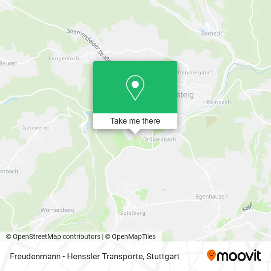 Карта Freudenmann - Henssler Transporte