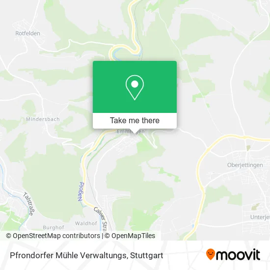 Карта Pfrondorfer Mühle Verwaltungs