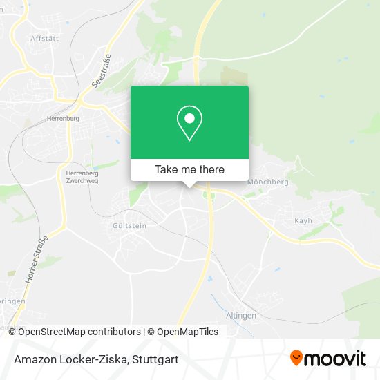 Amazon Locker-Ziska map