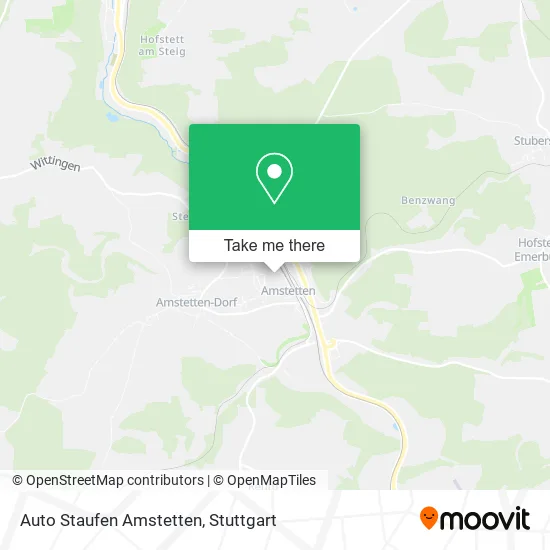 Карта Auto Staufen Amstetten