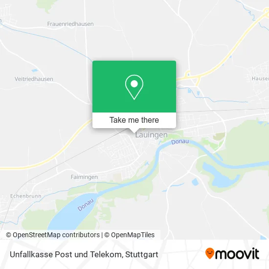 Карта Unfallkasse Post und Telekom