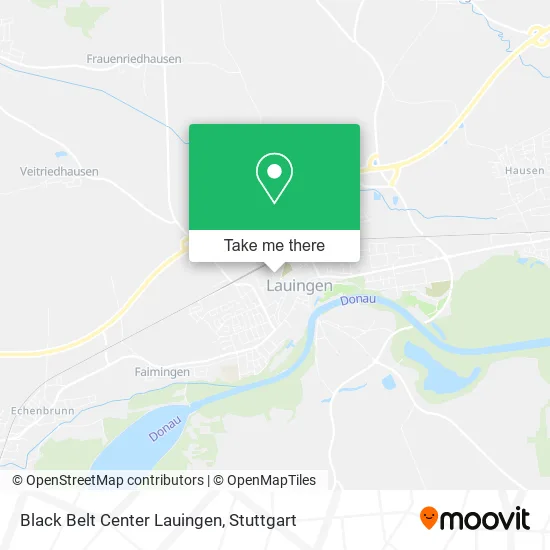 Карта Black Belt Center Lauingen