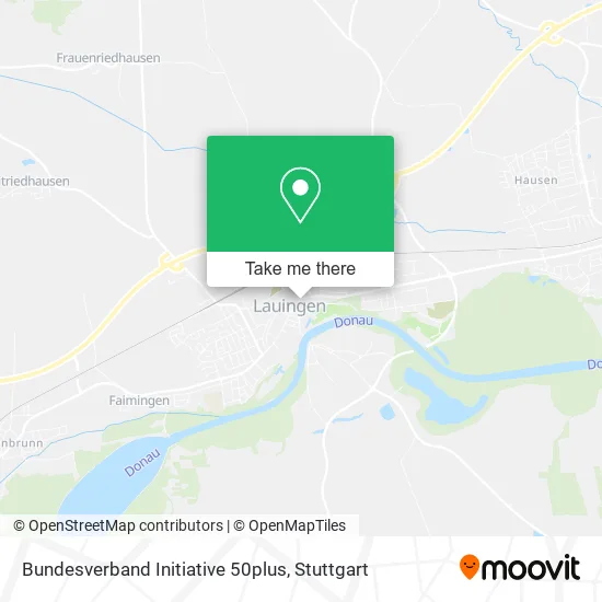 Карта Bundesverband Initiative 50plus