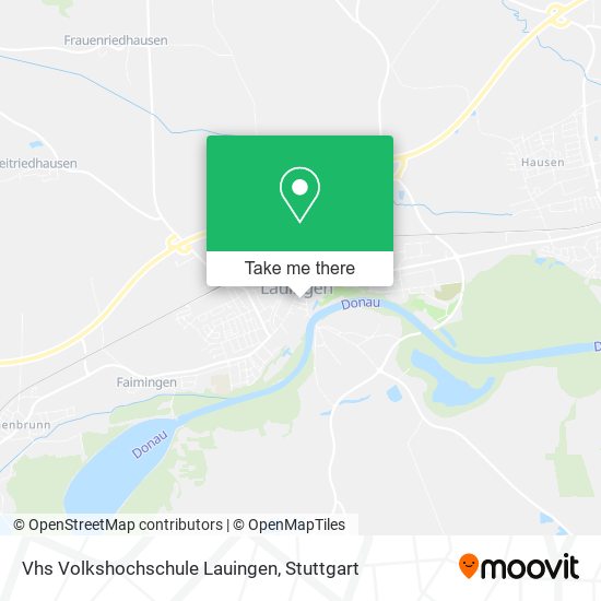 Карта Vhs Volkshochschule Lauingen