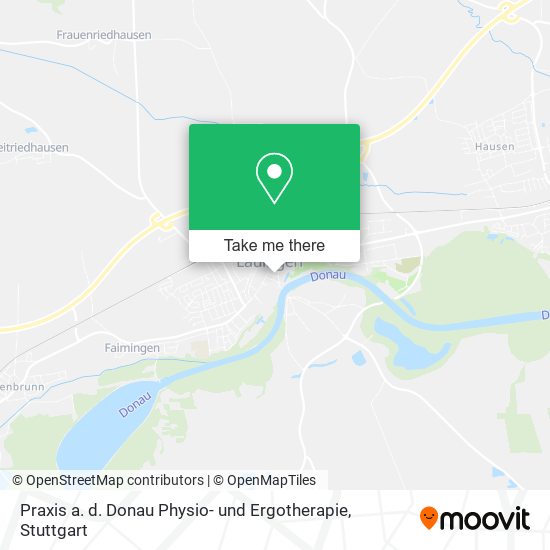 Praxis a. d. Donau Physio- und Ergotherapie map