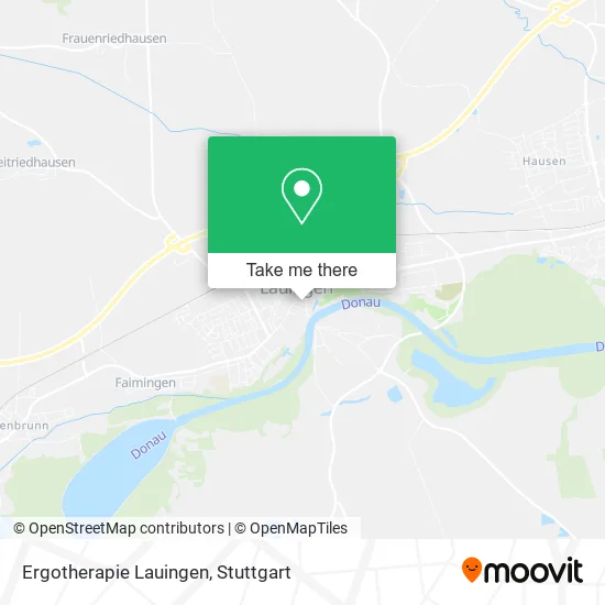 Карта Ergotherapie Lauingen