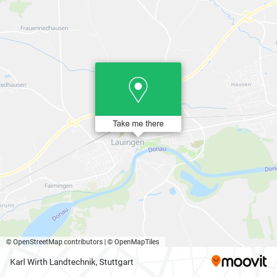 Karl Wirth Landtechnik map
