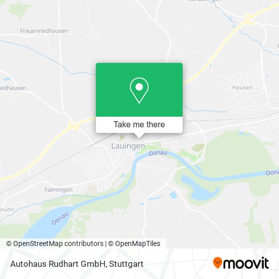 Autohaus Rudhart GmbH map