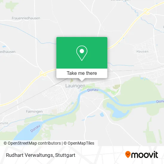Карта Rudhart Verwaltungs