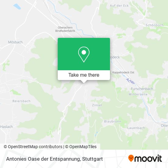 Antonies Oase der Entspannung map