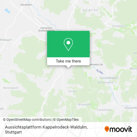 Карта Aussichtsplattform Kappelrodeck-Waldulm