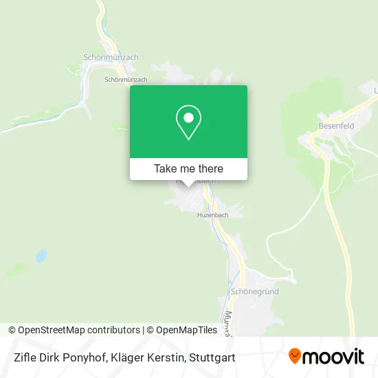 Карта Zifle Dirk Ponyhof, Kläger Kerstin