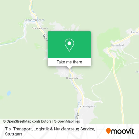 Карта Tls- Transport, Logistik & Nutzfahrzeug Service